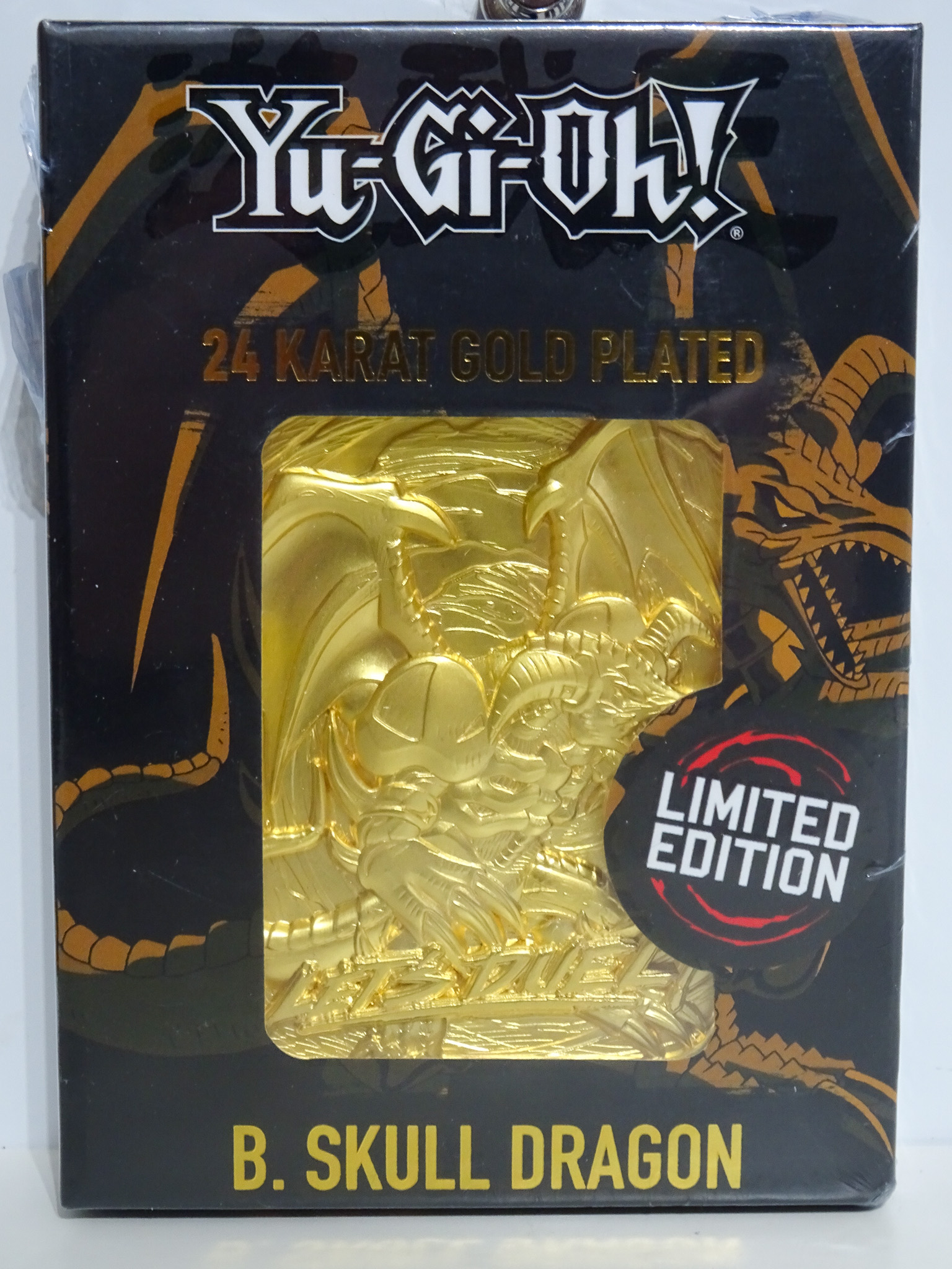 Yu-Gi-Oh! B. Skull Dragon 24K Gold Plated Ingot Metal Card Limited ...