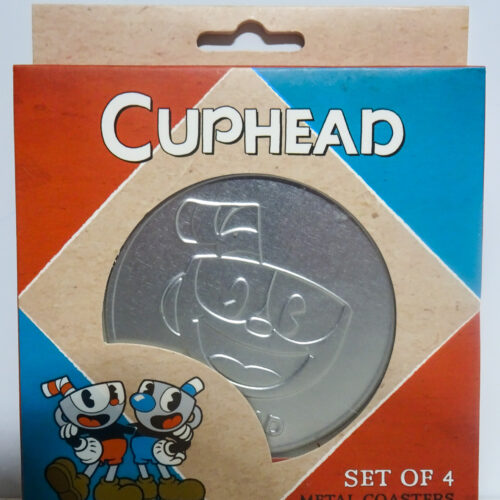 Cuphead Set of 4 Metal Drinks Coasters
