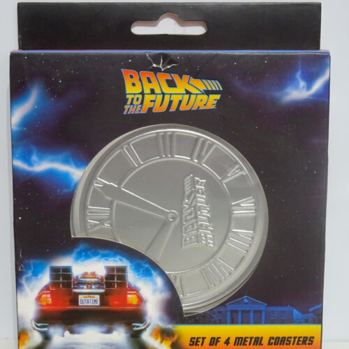 Back to the Future Set of 4 Metal Drinks Coasters