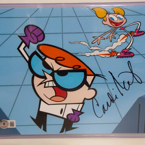 Dexter's Laboratory 10x8" Photo Signed by Candi Milo