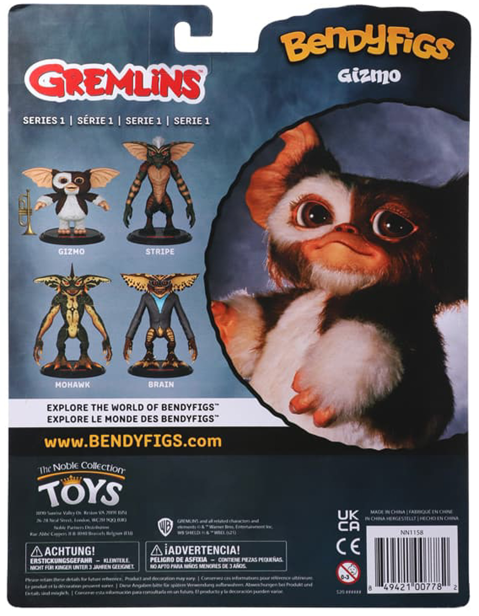 Gremlins Gizmo Bendyfig Figure - JALien Curiosities & Collectables