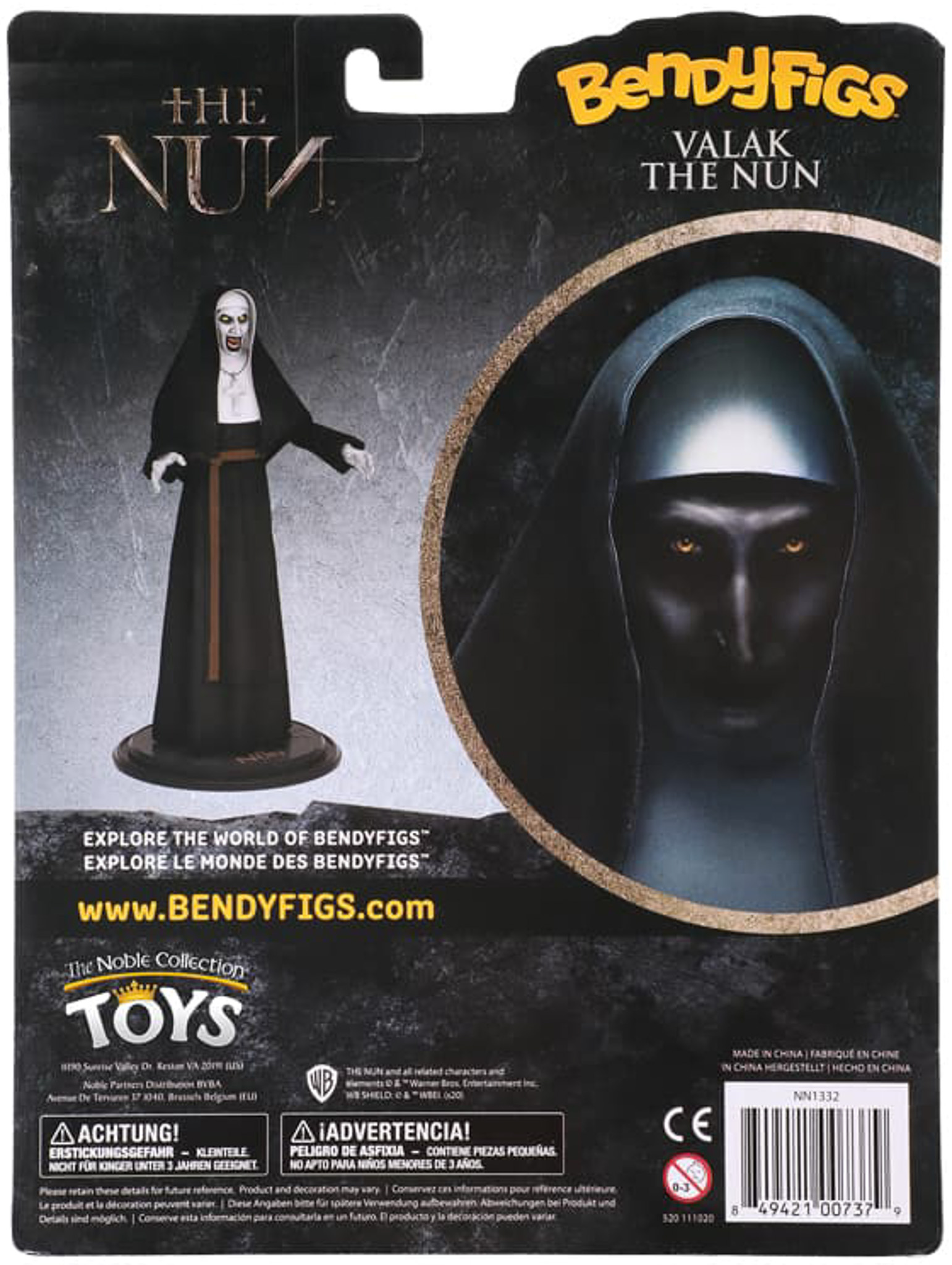 Valak Puppet Valak the Nun Bendyfigs Figure - JALien Curiosities & Collectables