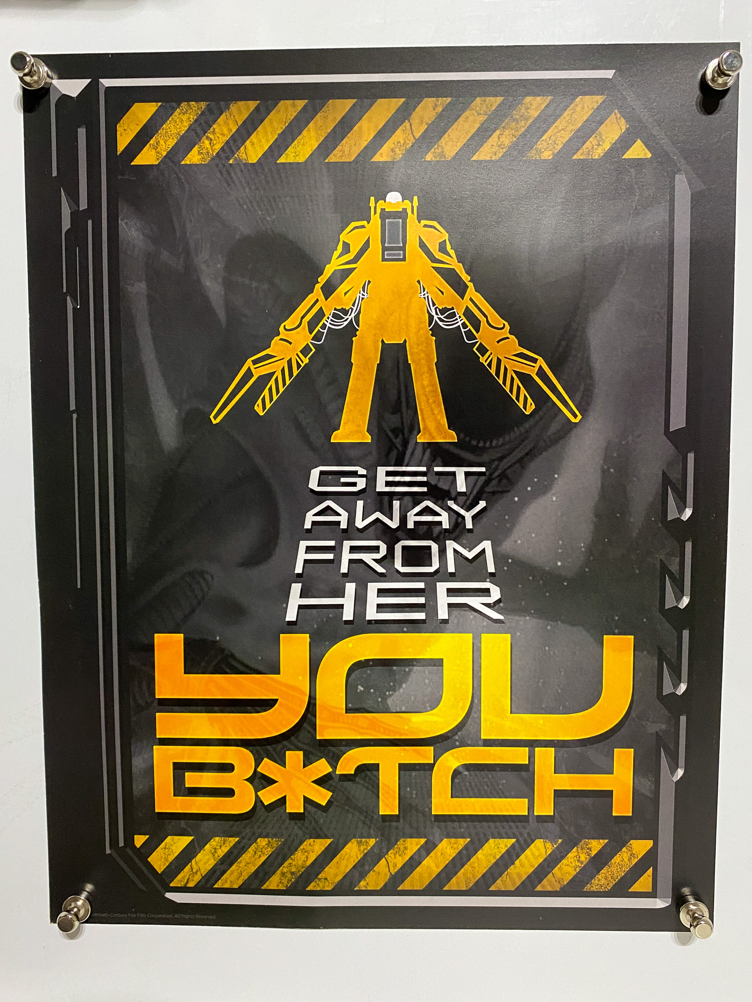 Alien Get Away from Her You B*tch Art Print Poster - JALien Curiosities ...