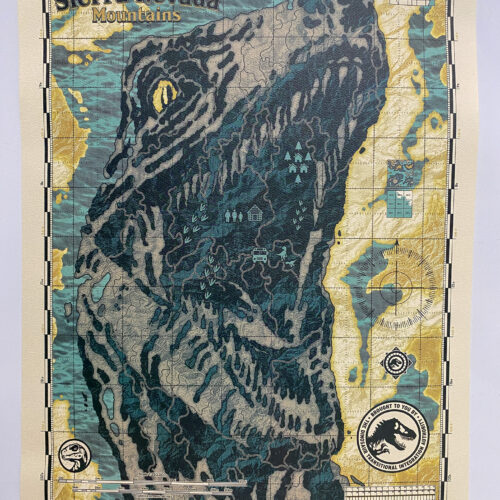 Jurassic World Raptor Country Limited Edition A3 Art Print