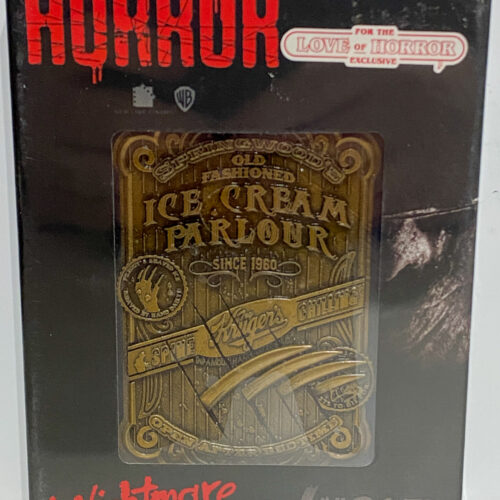 Nightmare on Elm Street Ice Cream Parlour Metal Ingot