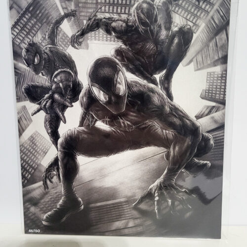 Spider-Man BW Art Print 46