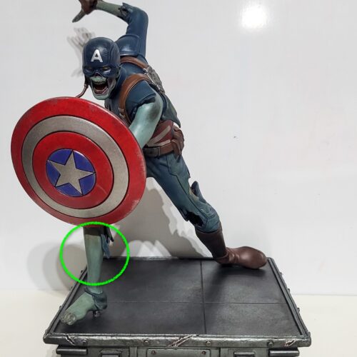 Captain America Zombie Iron Studios