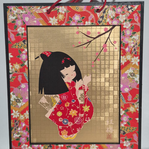 Japanese Washi Art Framed Print