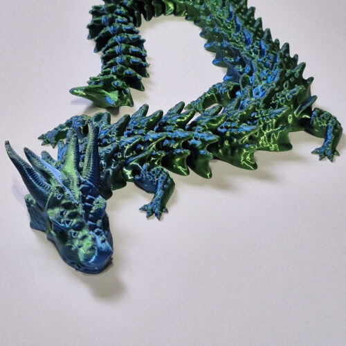 3D Dragon GreenBlue
