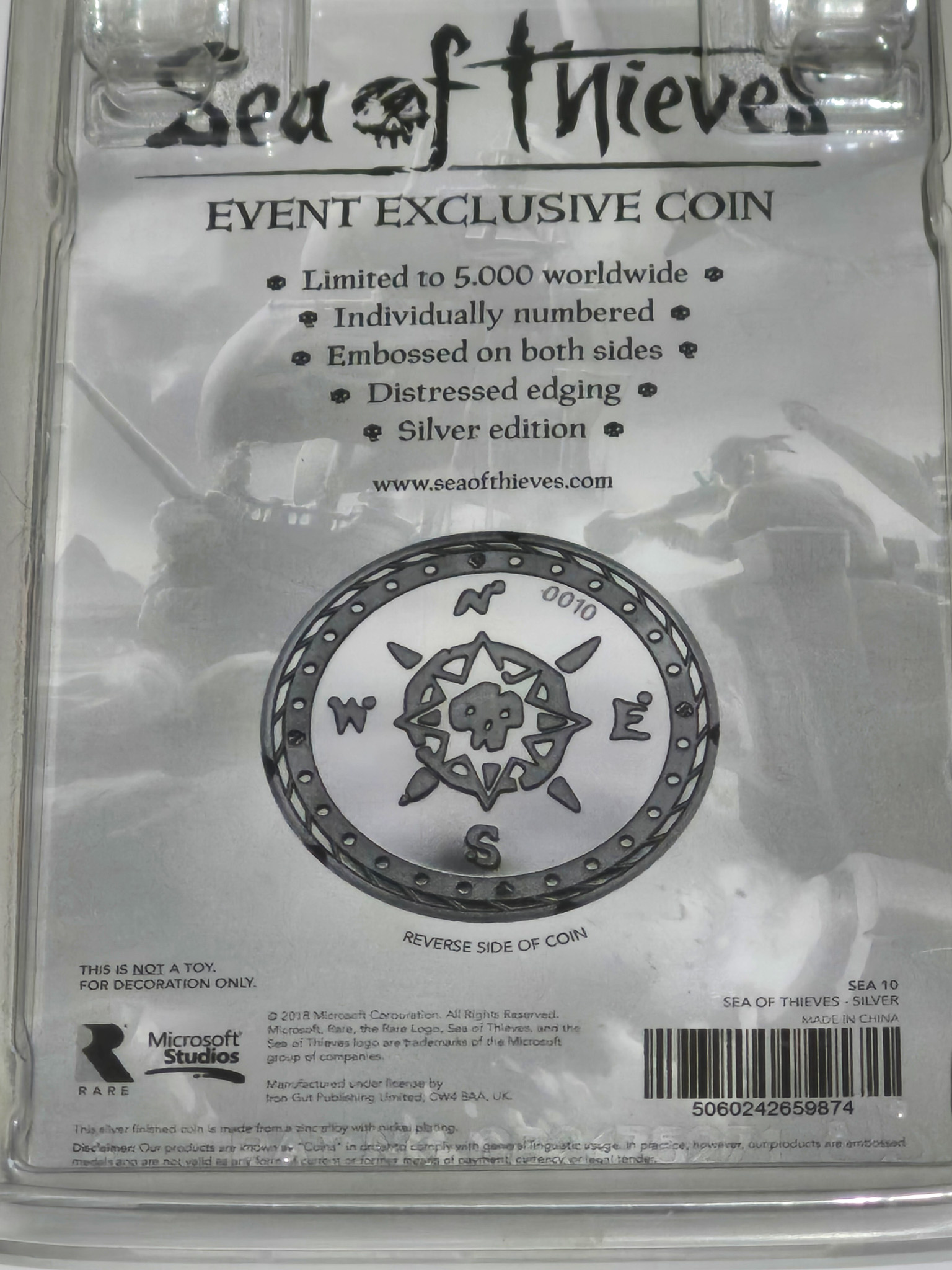 Sea Of Thieves Event Exclusive Coin JALien Curiosities & Collectables