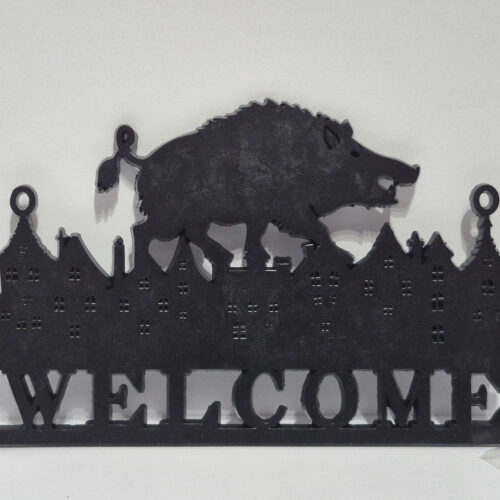 HP Hogsmead Welcome Sign