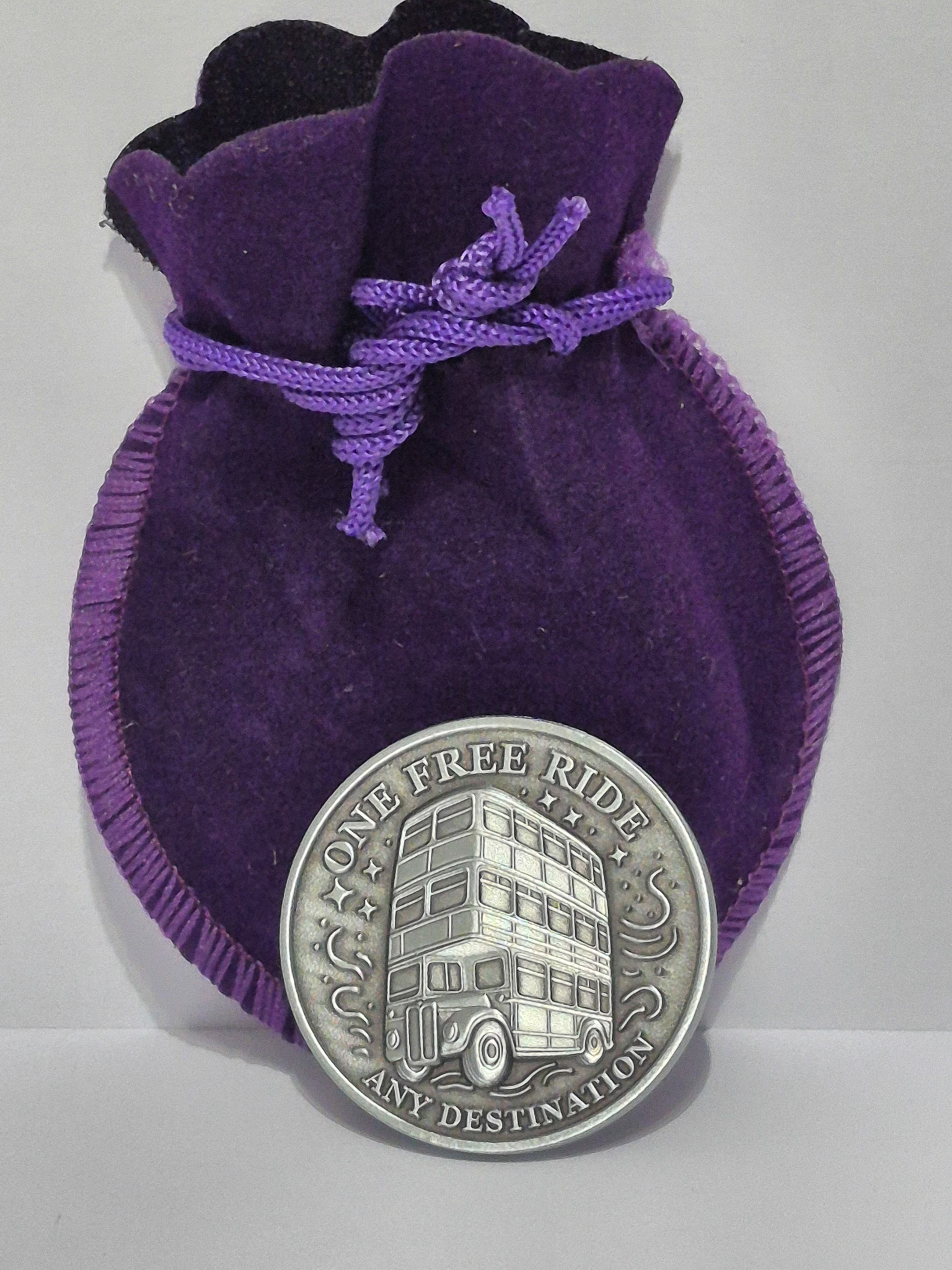 Free Ride Token Knight Bus Free Ride Token - JALien Curiosities & Collectables