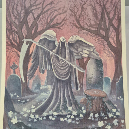 HP Grave Angel Art Print