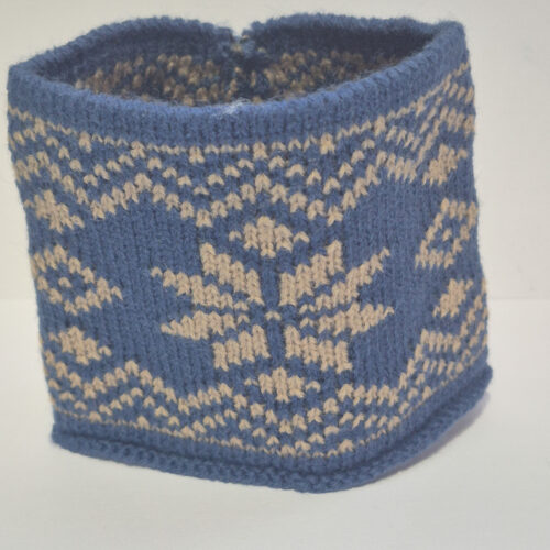 HP Snowflake Knitted Mug Cozy